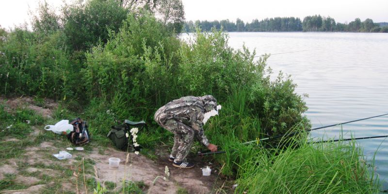 Рыбалка на пруду Салобеляк