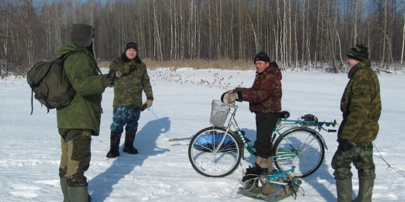 Весенний лед в Сенюшкино